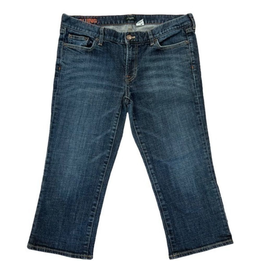 J. CREW Hipslung Cropped Jeans size 32.